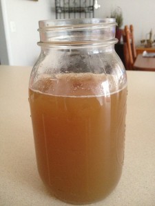 The finished cough infusion