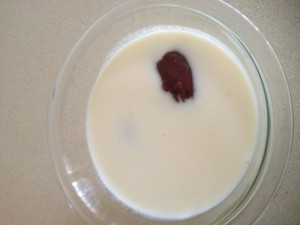 Soaking the kidneys in milk