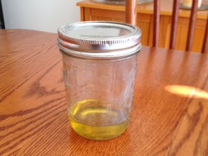 Jar of Rendered Duck Fat
